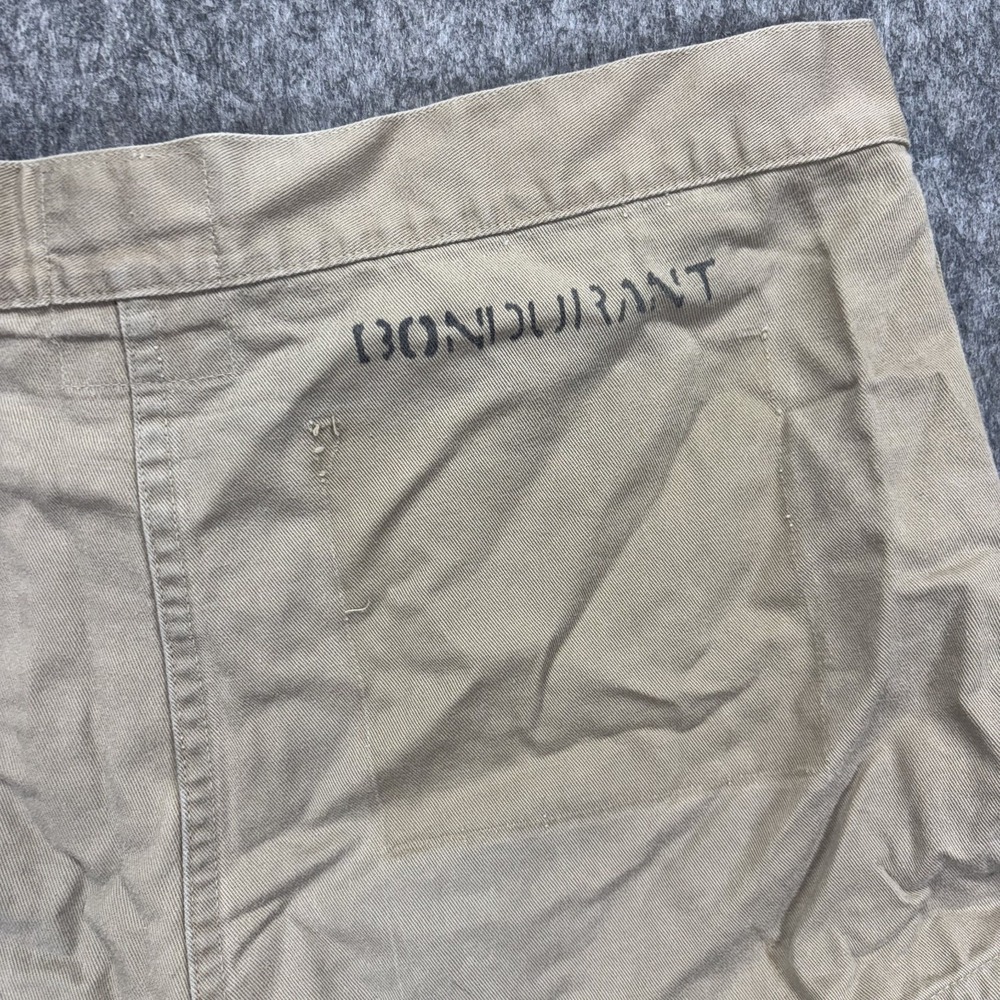Vintage‎ US Military Swimmers Trunks Cotton Tan Stamped 32x2 Navy Army USMC - Picture 9 of 10